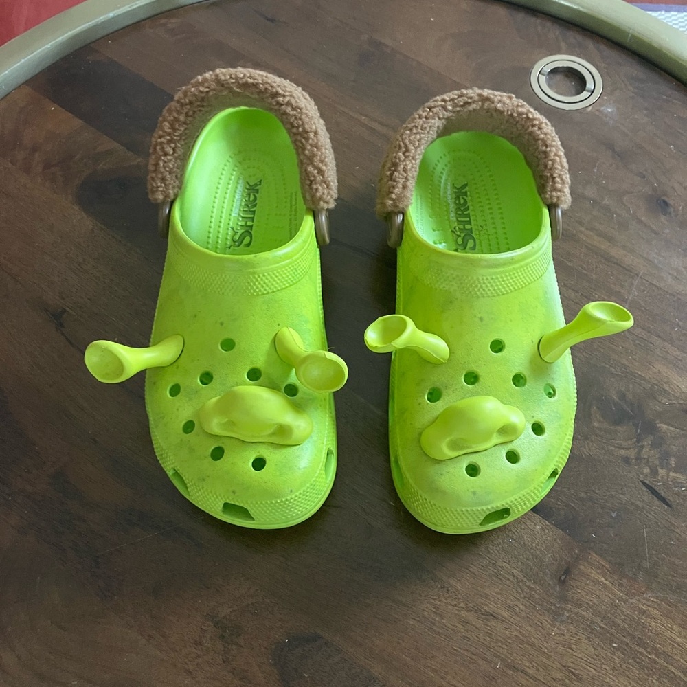 DreamWorks Shrek X Crocs Shrek Shrocks Classic Clog Lime Punch Green Men’s 12